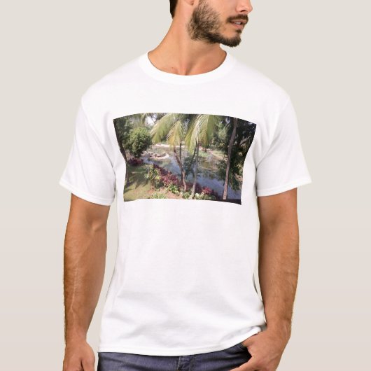 Goa India Tuin T-shirt (Voorkant)