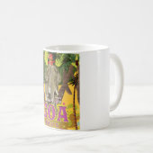 Goa India vintage reisposter Koffiemok (Voorkant rechts)
