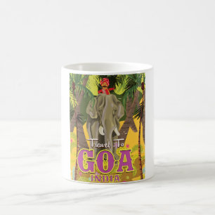 Goa India vintage reisposter Koffiemok