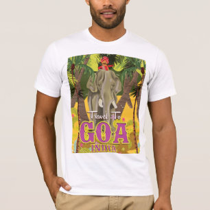 Goa India vintage reisposter T-shirt