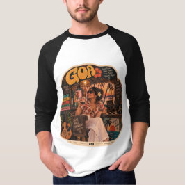 Goa — Meisje op de bar, kustnachtleven trillingen T-shirt