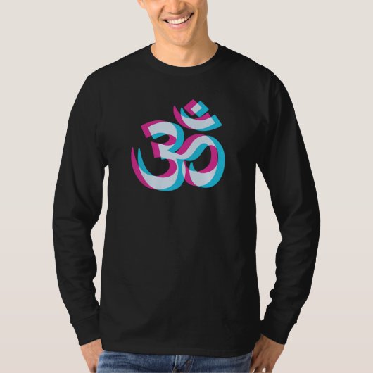 Goa Om Psytrance Rave Techno Trippy Edm Festival H T-shirt (Voorkant)