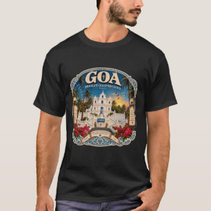 Goa Onbevlekte Ontvangenis Kerk Panaji – Vintage  T-shirt