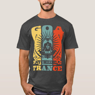 Goa Psychedelic Trance OM Psytrance Cadeau T-shirt