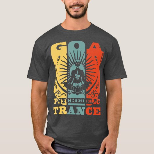 Goa Psychedelic Trance OM Psytrance Cadeau T-shirt (Voorkant)