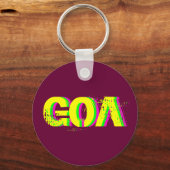 Goa Psychedelische sleutelhanger (Voorkant)