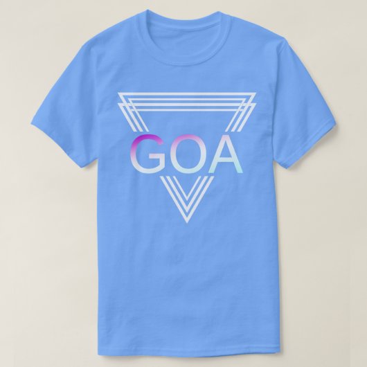 GOA Techno House Party EDM Festival Electro Rave 1 T-shirt (Design voorkant)