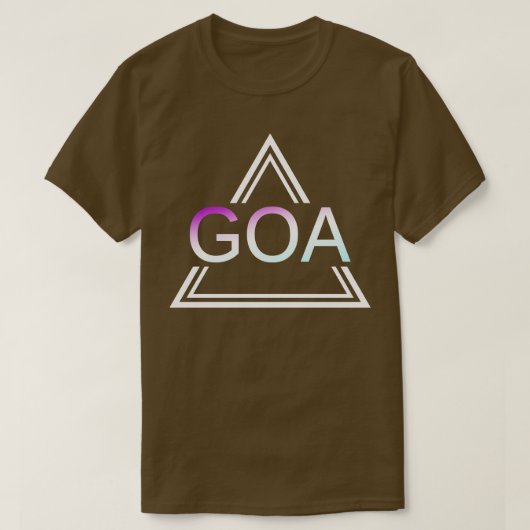 GOA Techno House Party EDM Festival Electro Rave 1 T-shirt (Design voorkant)