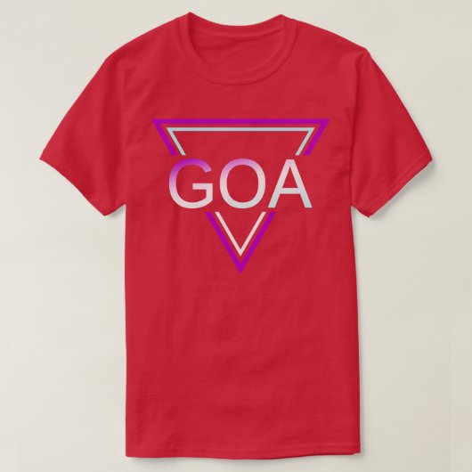 GOA Techno House Party EDM Festival Electro Rave 3 T-shirt (Design voorkant)