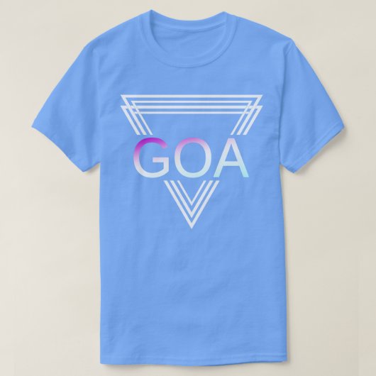 GOA Techno House Party EDM Festival Electro Rave 4 T-shirt (Design voorkant)