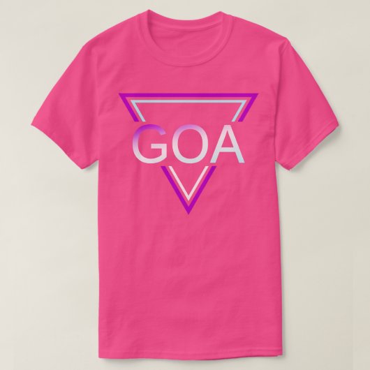 GOA Techno House Party EDM Festival Electro Rave 4 T-shirt (Design voorkant)