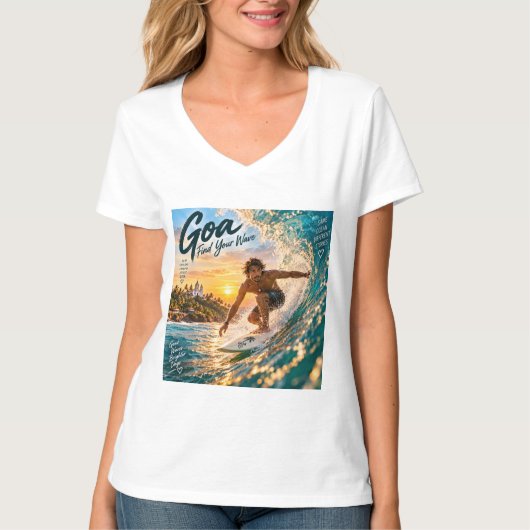 Goa – vind je golf t-shirt (Voorkant)