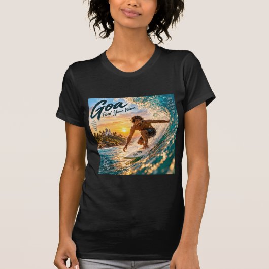 Goa – vind je golf t-shirt (Voorkant)