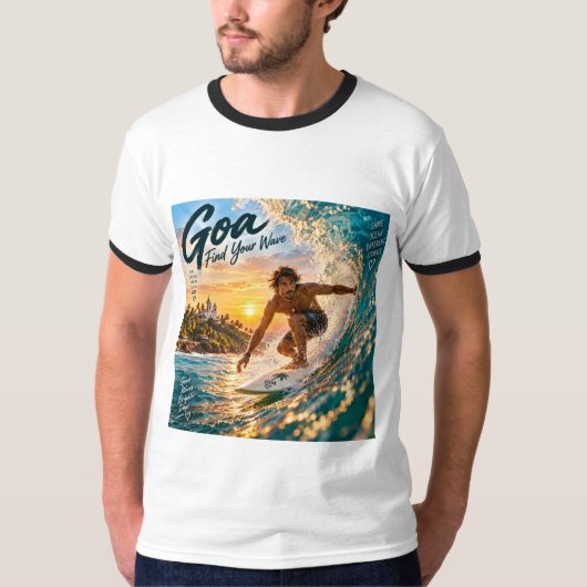 Goa – vind je golf t-shirt (Voorkant)