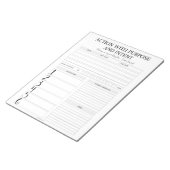 Goal Achiever's Masterplan: Action Plan Notepad Notitieblok (Schuin)