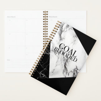 Goal Blooded ™ Daily Planner Marble