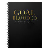 Goal Blooded Notebook Notitieboek (Voorkant)