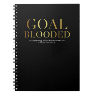 Goal Blooded Notebook Notitieboek