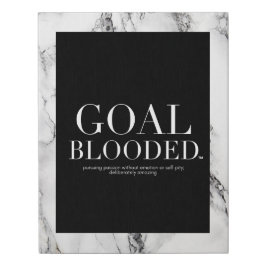 Goal Blooded ™ Wall Art Imitatie Canvas Print