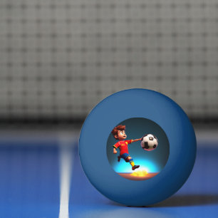 Goal Bound: De perfecte kick van de geanimeerde jo Pingpongbal