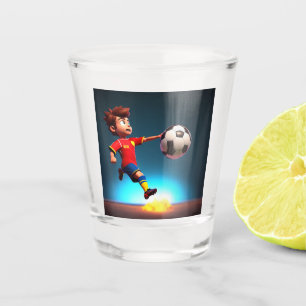 Goal Bound: De perfecte kick van de geanimeerde jo Shot Glas