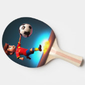 Goal Bound: De perfecte kick van de geanimeerde jo Tafeltennisbatje (Zijkant)