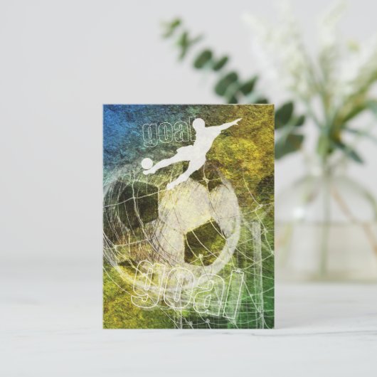 Goal! Briefkaart (Staand voorkant)