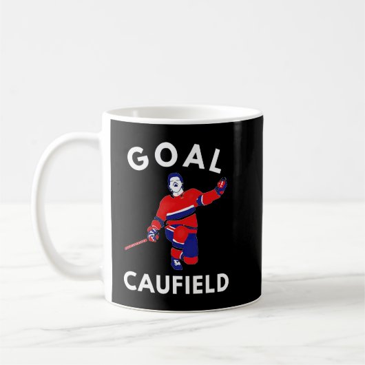 Goal Caufield Cole caufield Essential T Shirt Koffiemok (Links)