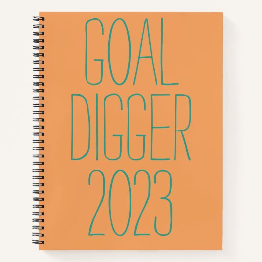 Goal Digger 2023 Bullet Journal Notitieboek (Voorkant)