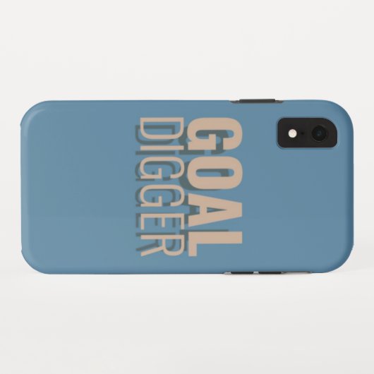 Goal Digger Hoesje-Mate iPhone Case (Achterkant (horizontaal))