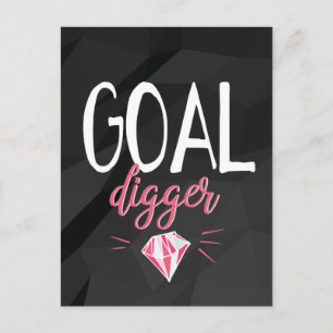 Goal Digger, Motivated Girl Briefkaart