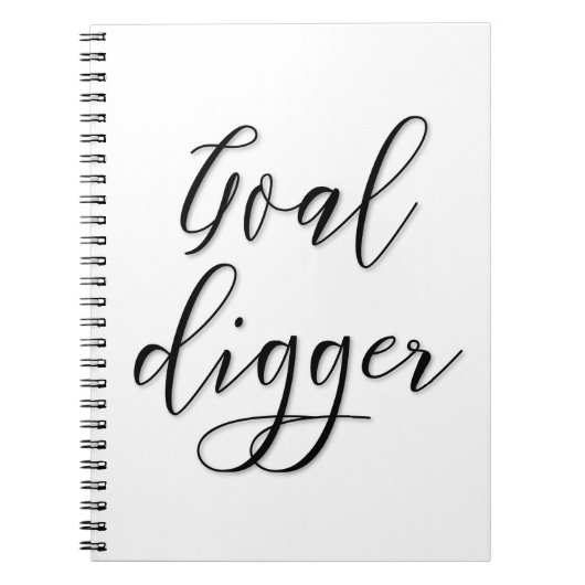 Goal Digger Notitieboek (Voorkant)