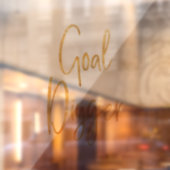 Goal Digger Speck Raamsticker (Vel 2)