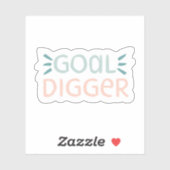 Goal Digger Vinyl Sticker (Vel)