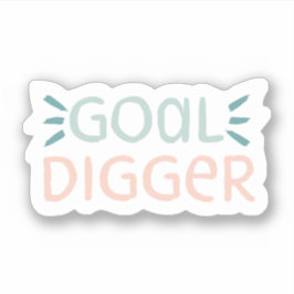 Goal Digger Vinyl Sticker