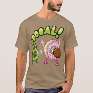 Goal Doughnut Hole Avocado Guacamole T-shirt