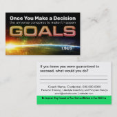 Goal Empower Kaart Visitekaartje (Voorkant / Achterkant)