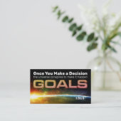 Goal Empower Kaart Visitekaartje (Staand voorkant)