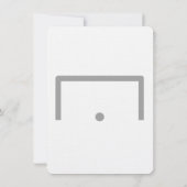 Goal Flat Note-Kaart Notitiekaartje (Achterkant)