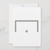 Goal Flat Note-Kaart Notitiekaartje (Voorkant)