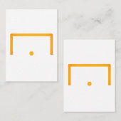 Goal Flat Note-Kaart Notitiekaartje (Voorkant / Achterkant)