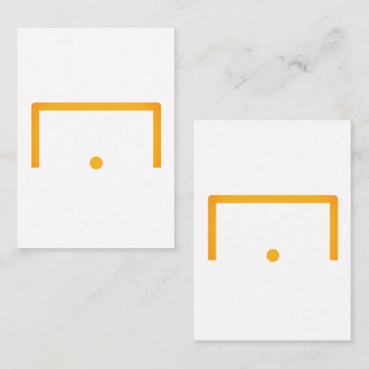 Goal Flat Note-Kaart Notitiekaartje (Voorkant / Achterkant)
