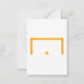 Goal Flat Note-Kaart Notitiekaartje (Achterkant)