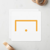 Goal Flat Note-Kaart Notitiekaartje (Voorkant / Achterkant in situ)