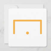 Goal Flat Note-Kaart Notitiekaartje (Voorkant)