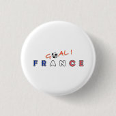 GOAL France Ronde Button 3,2 Cm (Voorkant)