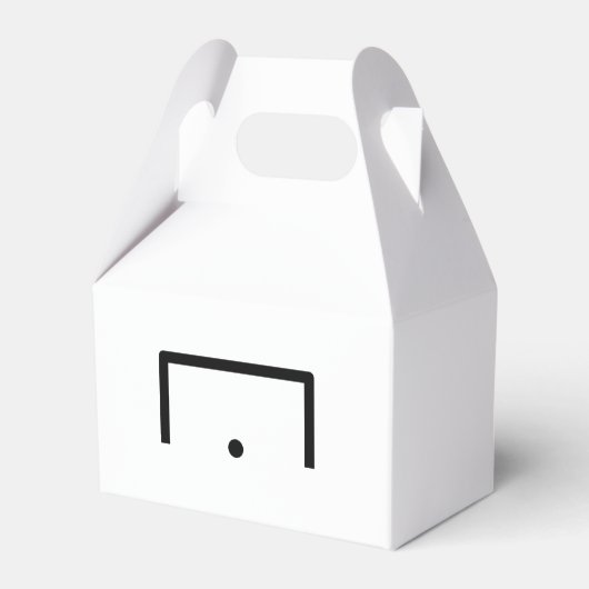 Goal Gable 4x2.5x5 Bedankdoosjes (Achterkant)