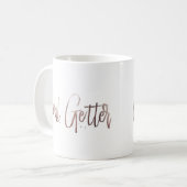 Goal Getter Roos Gold Koffiemok (Voorkant links)