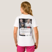 : "Goal-Getter T - shirts: Kick it with Ronaldo!" T-shirt (Achterkant volledig)