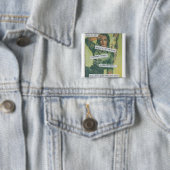 Goal in het leven vierkante button 5,1 cm (In situ)